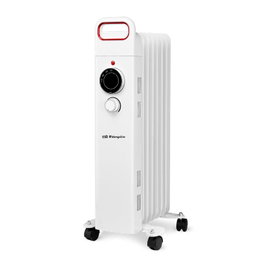 Orbegozo Radiador de aceite RU 1500, 3 potencias, 1500W, 7 elementos caloríficos